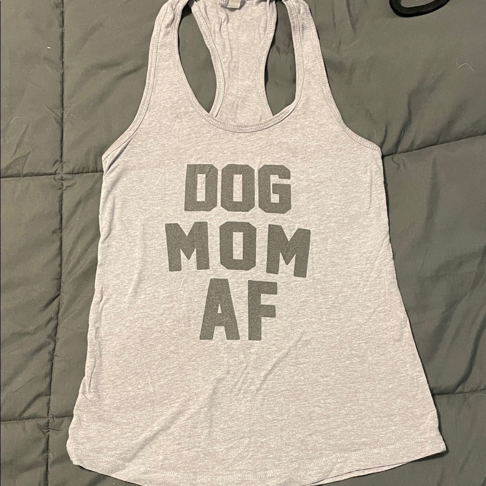 Dog mom AF workout tank